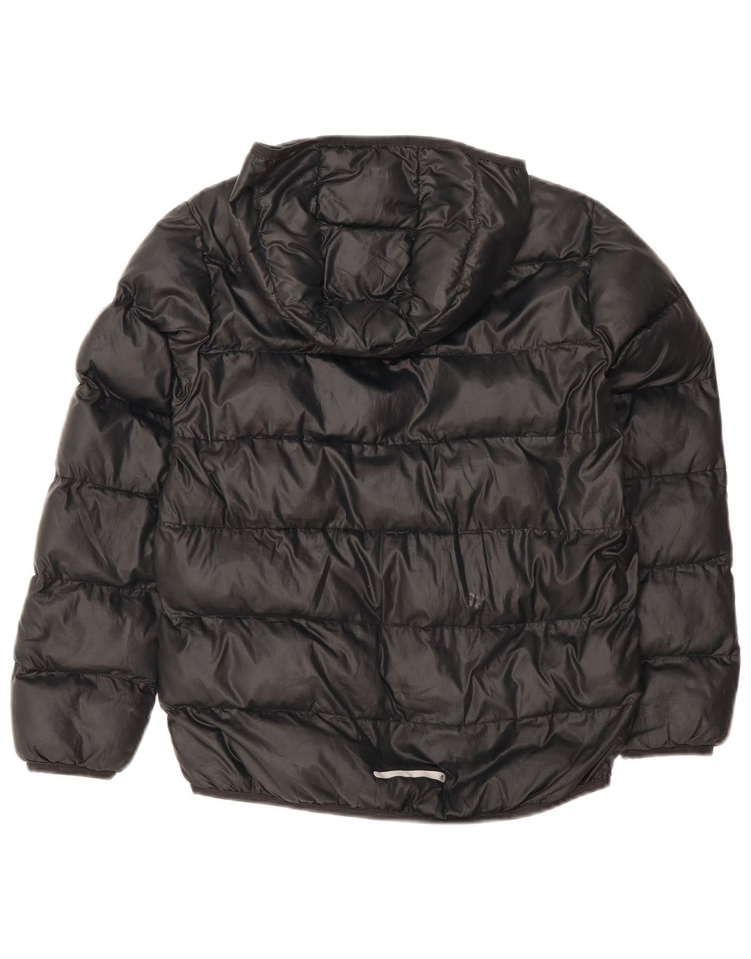 Giacca imbottita con cappuccio Adidas da ragazzo 11-12 anni in poliestere nero