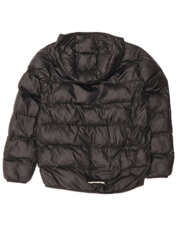 Giacca imbottita con cappuccio Adidas da ragazzo 11-12 anni in poliestere nero