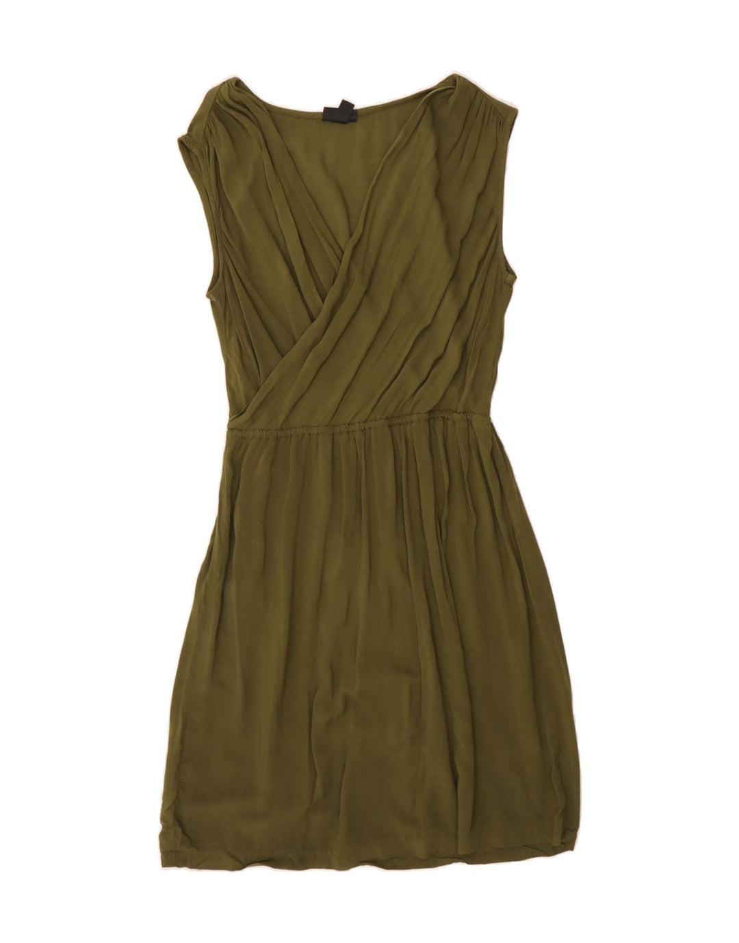 MOSSIMO Womens Sleeveless Sheath Dress UK 6 XS Khaki Vintage Mossimo and Second-Hand Mossimo from Messina Hembry 