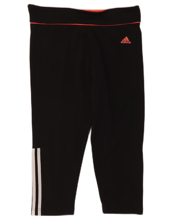 Leggings Adidas Climalite Capri da donna UK 12/14 Poliestere nero medio