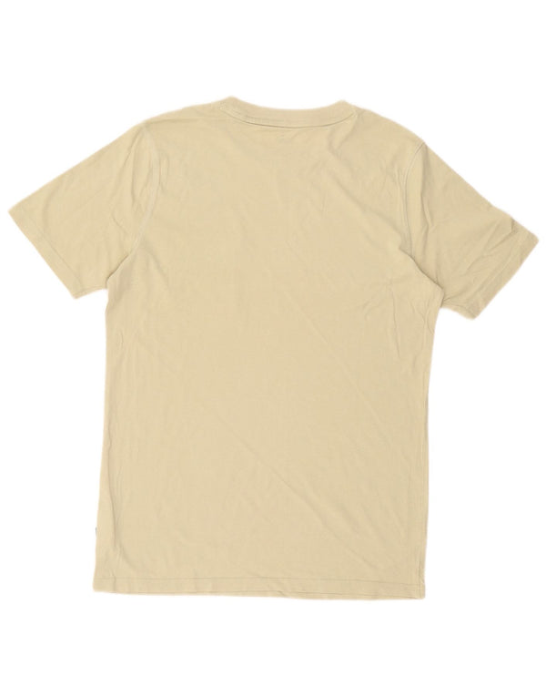 T-shirt grafica da uomo PUMA Top Small in cotone kaki