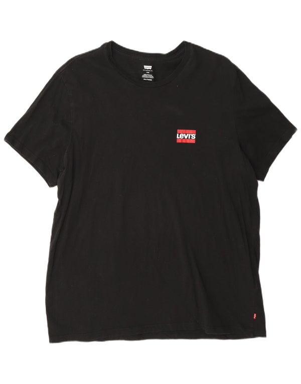 T-shirt grafica slim fit da uomo Levi's 2XL cotone nero
