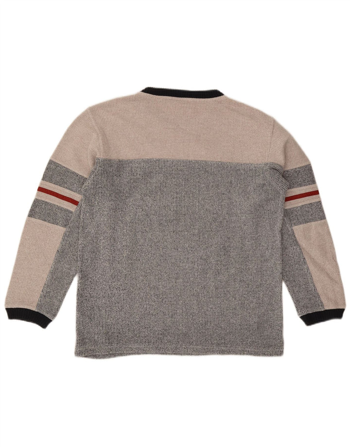 Felpa Fila Ragazzi Maglione 13-14 anni Large Grigio Colourblock