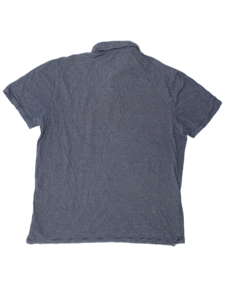 Polo da uomo Gap in cotone a righe grandi blu