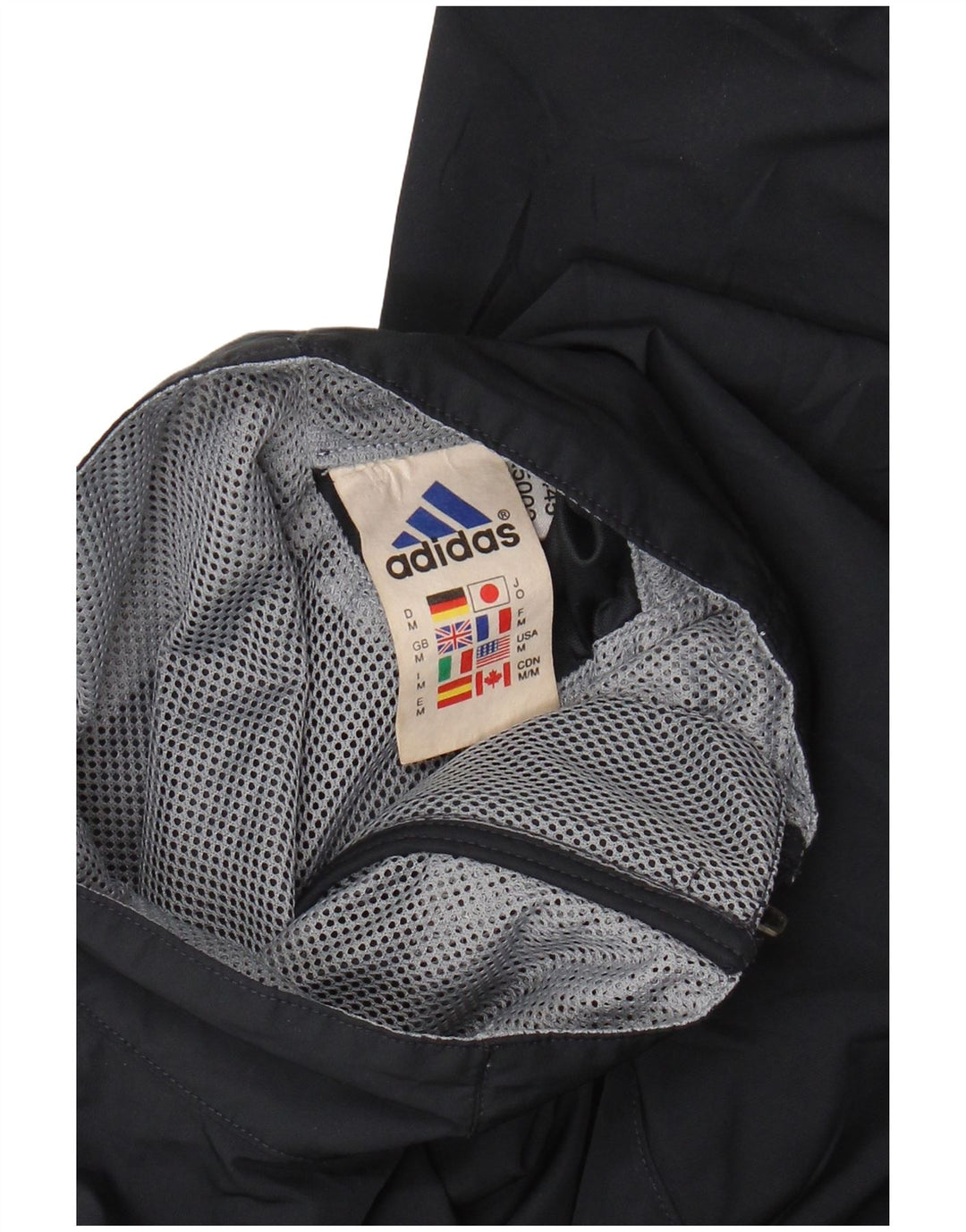 Giacca da tuta da uomo ADIDAS media poliestere blu navy