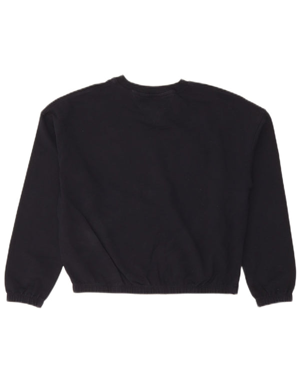 Felpa grafica per ragazze Tommy Hilfiger 13-14 anni in cotone blu navy
