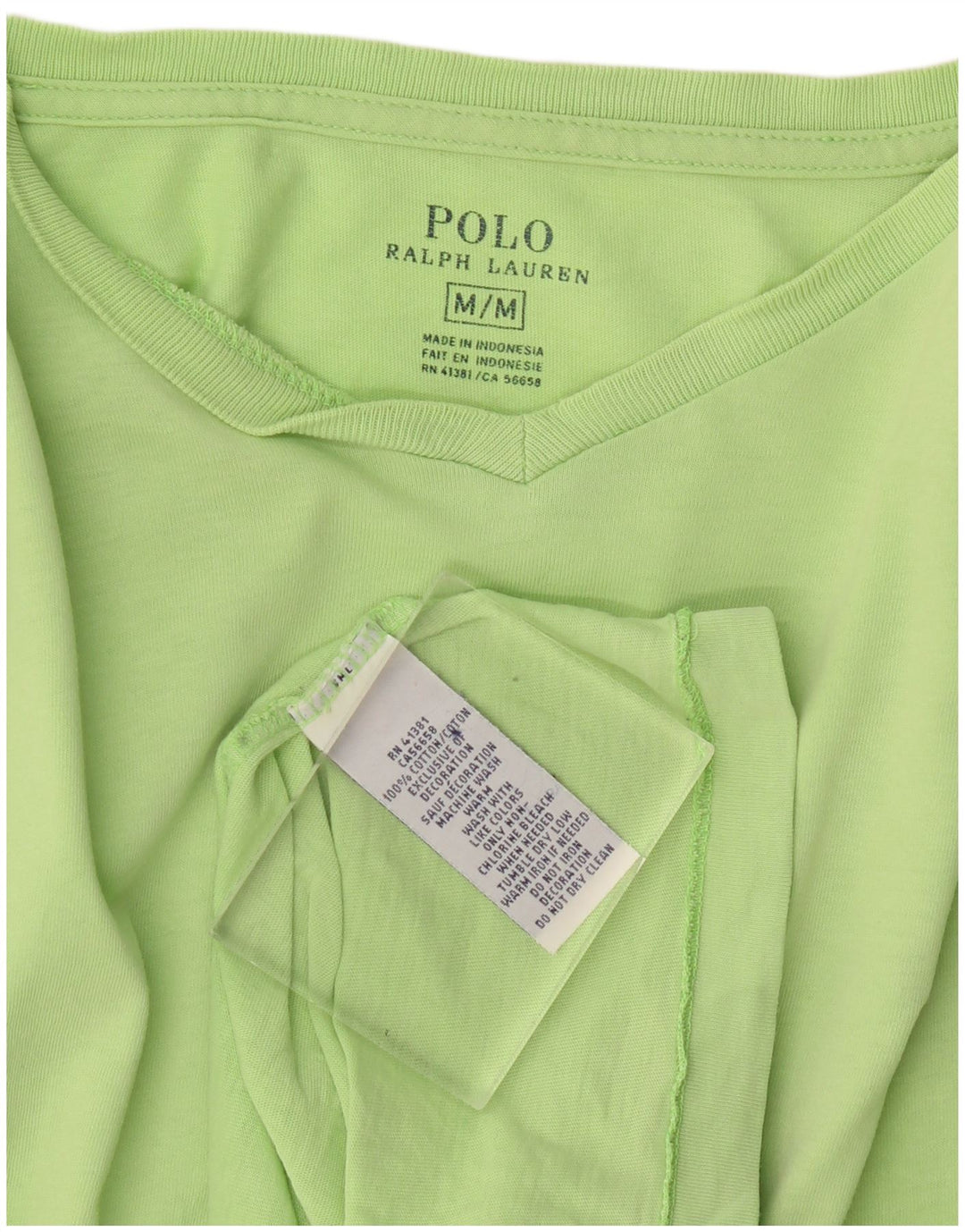 Polo Ralph Lauren T-shirt da uomo Top in cotone verde medio