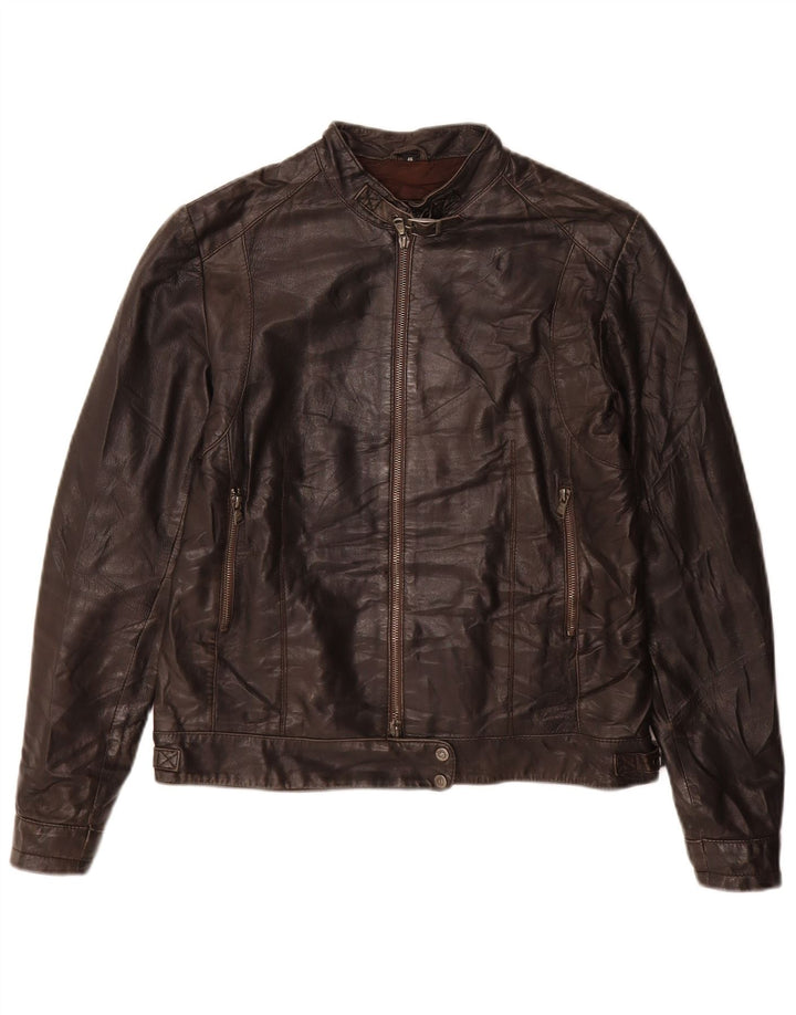 Giacca in pelle da donna Bata and More IT 46 Large in pelle marrone