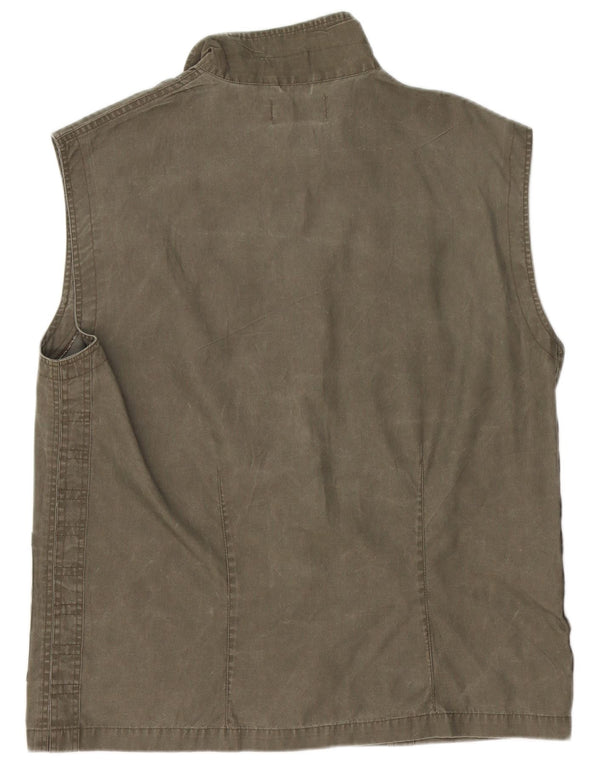 Gilet pratico da uomo Beyond UK 44 2XL Cotone kaki