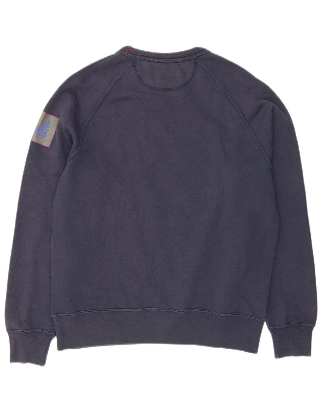 Felpa grafica da uomo Best Company, maglione medio, blu navy, in poliestere
