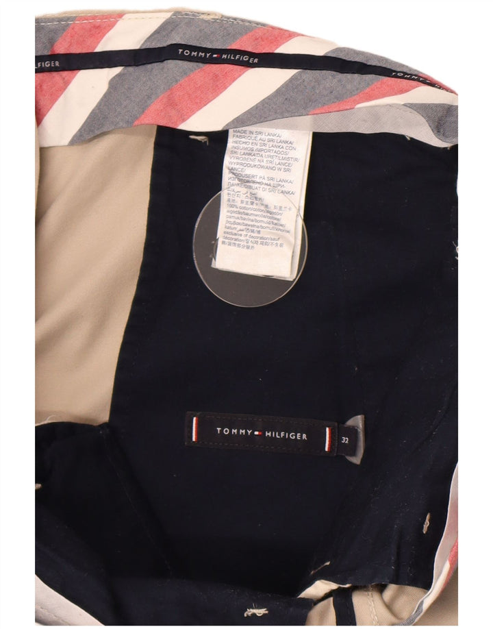 Pantaloncini chino da uomo Tommy Hilfiger W32 cotone beige medio