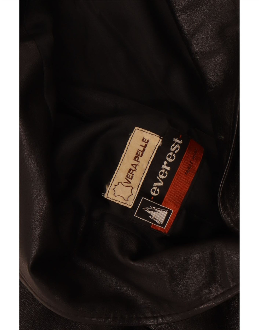 Giacca blazer in pelle da donna a 2 bottoni Everest UK 14 pelle nera media