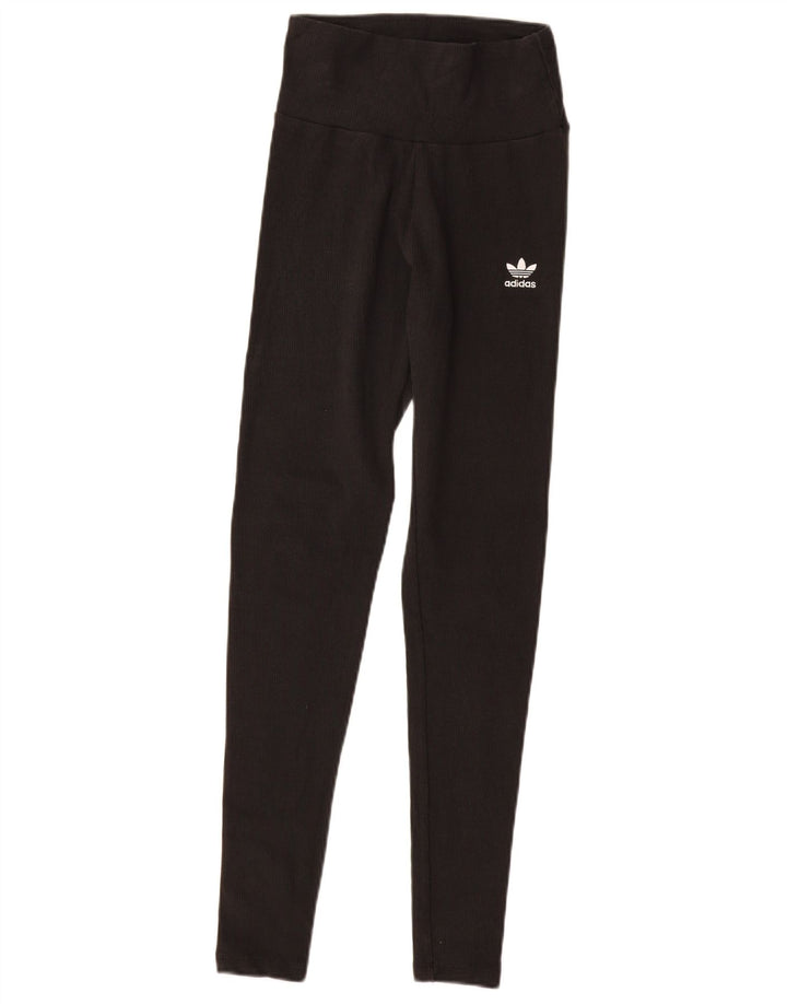 Leggings ADIDAS da donna UK 8 piccoli neri
