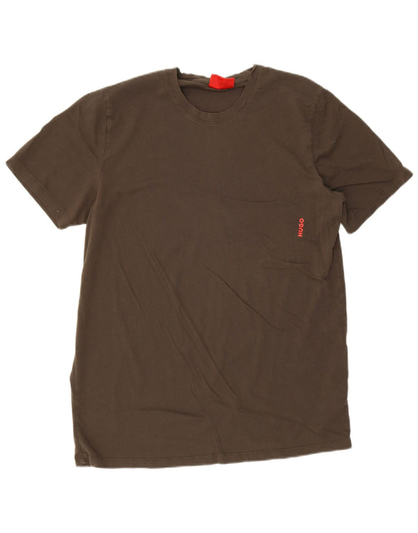 T-shirt da uomo Hugo Boss Top XL in cotone grigio