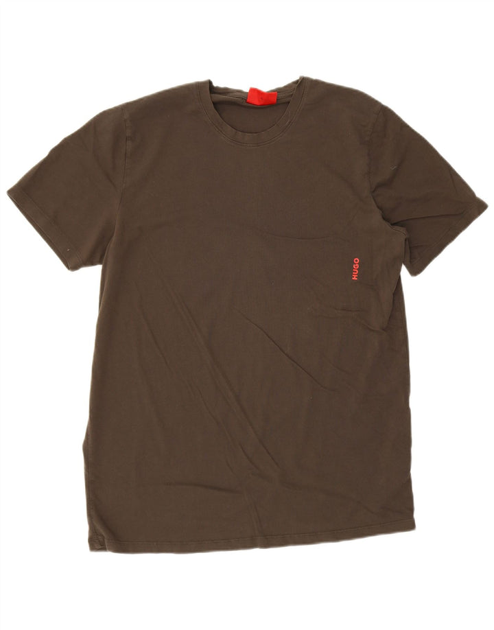 T-shirt da uomo Hugo Boss Top XL in cotone grigio