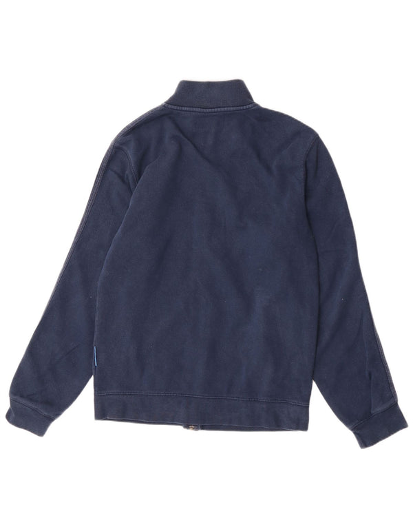 Adidas Mens Tracksuit Top Jacket Medium Navy Blue Cotton