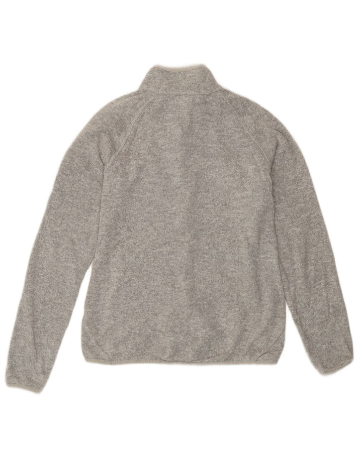 Giacca da tuta da donna Eddie Bauer UK 14 Poliestere grigio medio