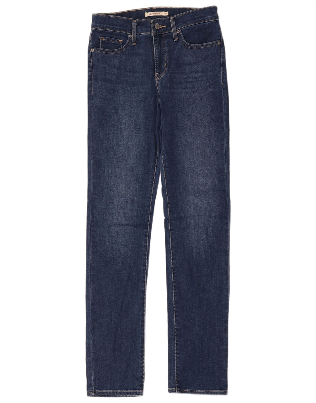 Levi's Donna 312 Shaping Slim Jeans W26 L32 Cotone Blu