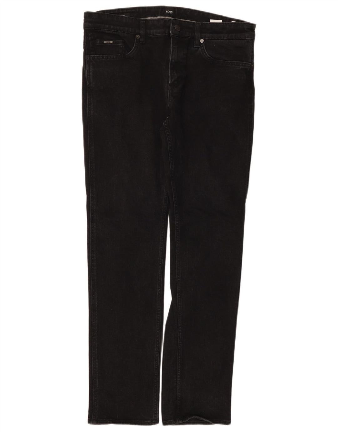 Jeans slim da uomo Hugo Boss W32 L30 cotone nero