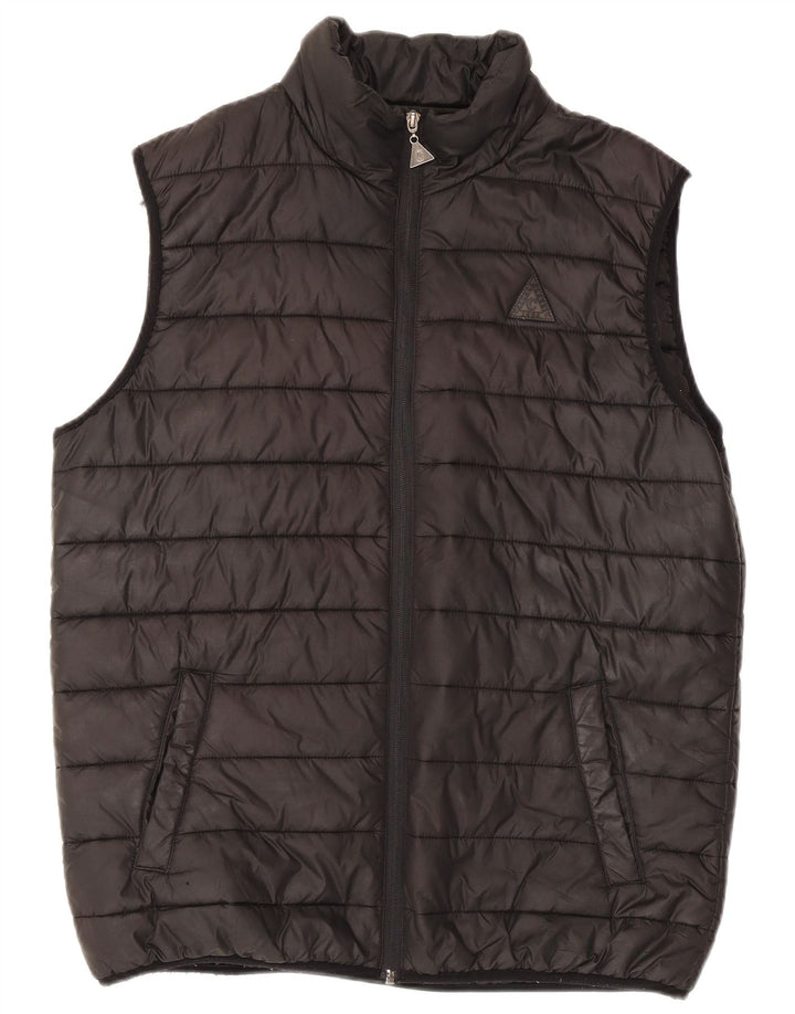 Gilet imbottito da uomo Carrera UK 38 medio nero poliestere
