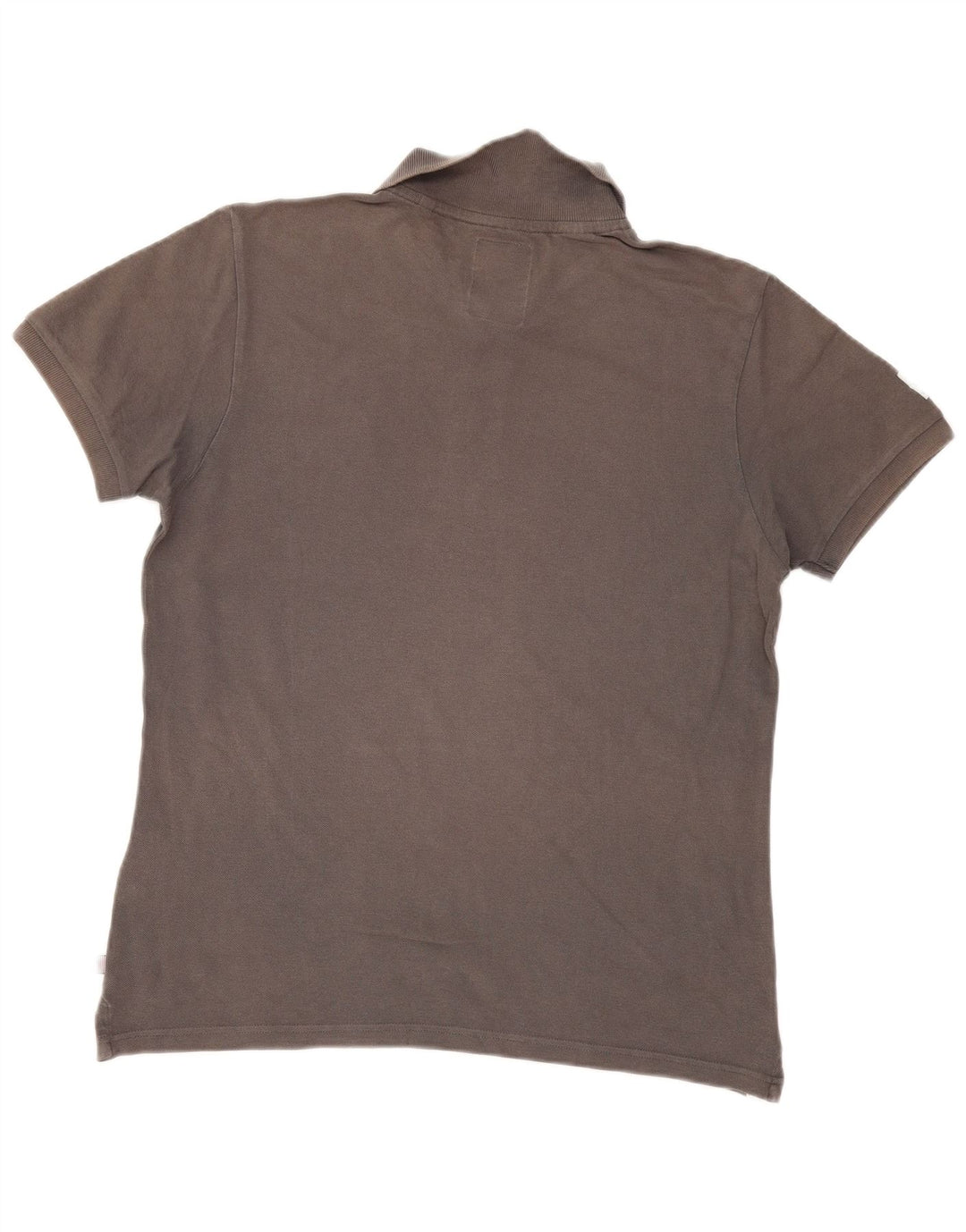 Polo grafica da uomo NORTH SAILS grande in cotone grigio