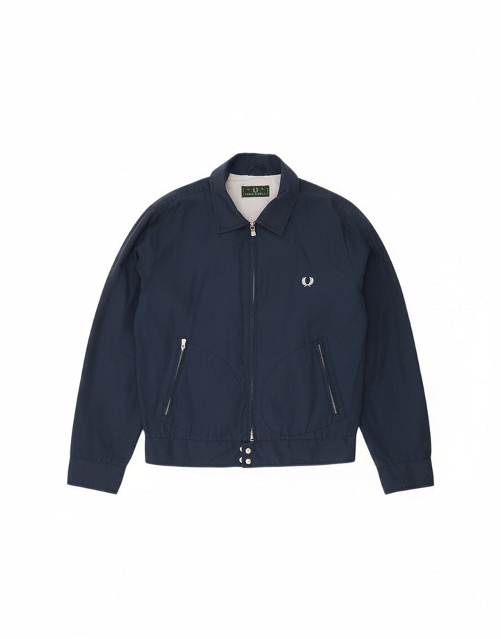 Giubbotto bomber da uomo FRED PERRY UK 40 grande cotone blu navy