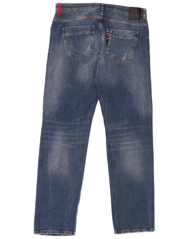 Desigual Jeans dritti invecchiati da uomo W36 L32 cotone blu