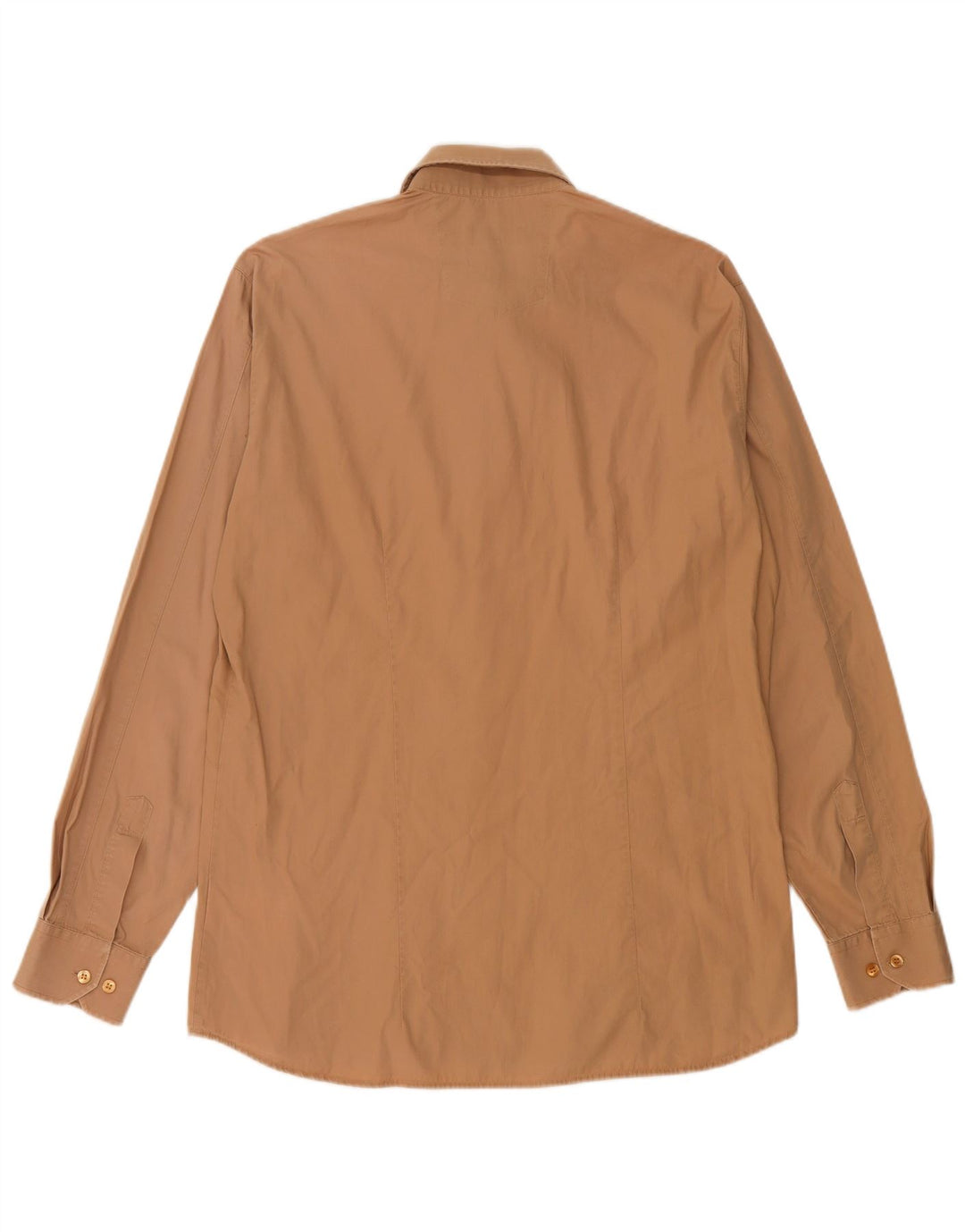 Camicia da uomo Hugo Boss Large in cotone marrone