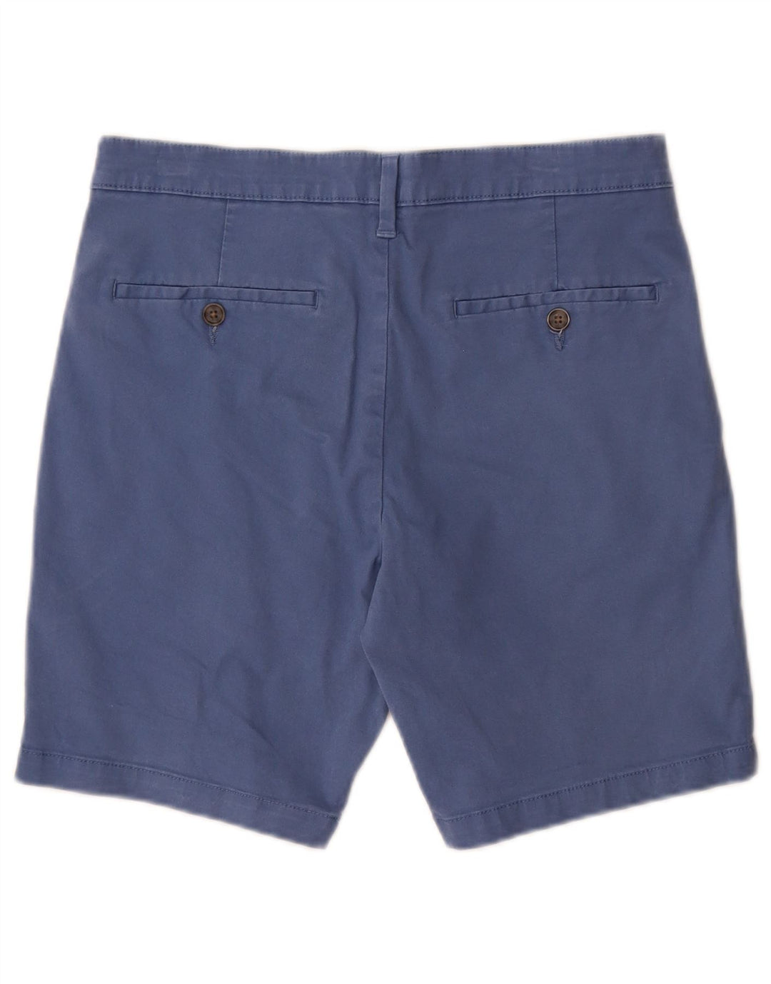 MARKS & SPENCER Pantaloncini chino da uomo W30 cotone blu medio