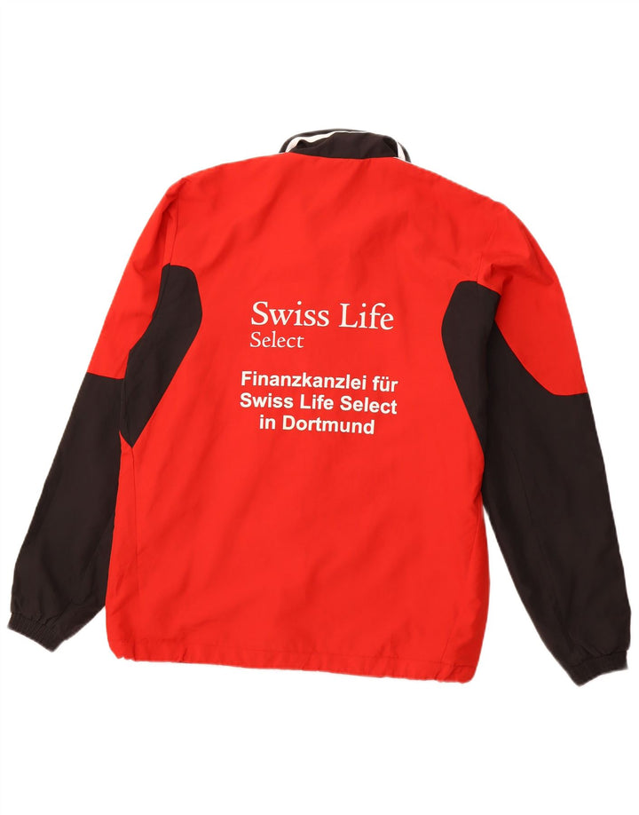 ADIDAS Giacca da tuta grafica da uomo UK 38/40 Medium Red Colourblock