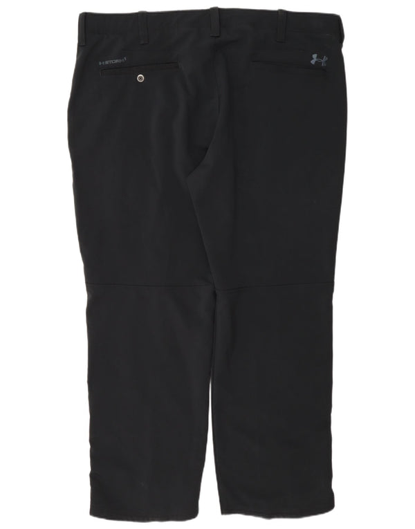 Pantaloni chino dritti da uomo Under Armour Cold Gear W42 L30 blu navy