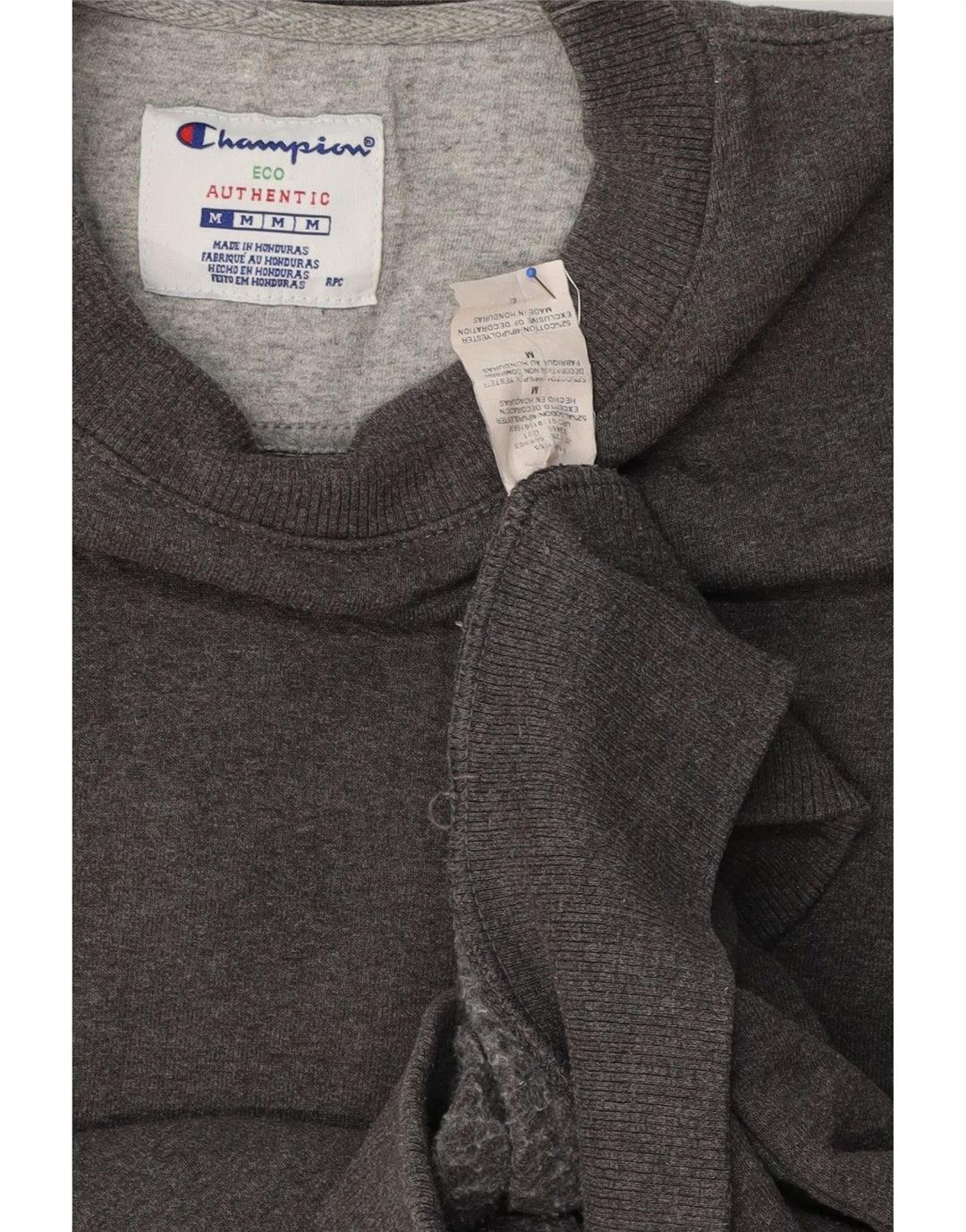 Felpa da uomo Champion in cotone grigio medio