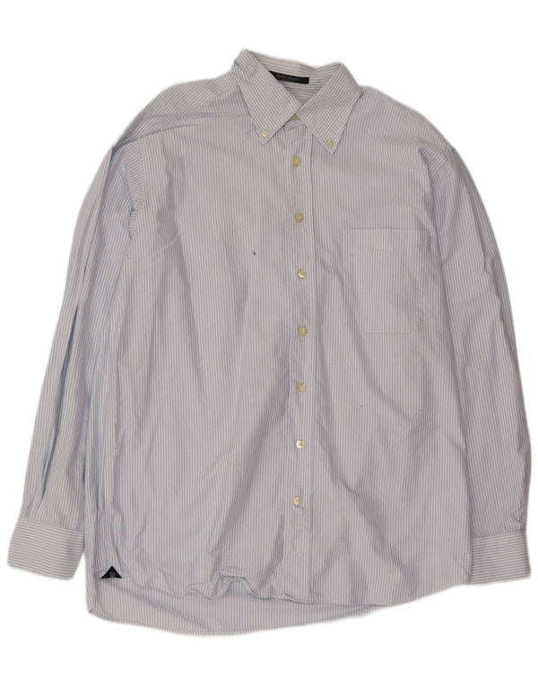 Gant Camicia Uomo Cotone Righe Grandi Blu