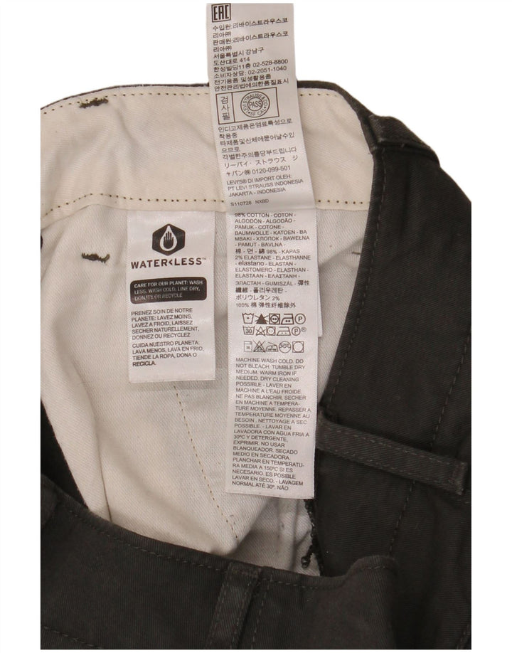 Pantaloni cargo slim fit da uomo Levi's W30 L30 in cotone nero