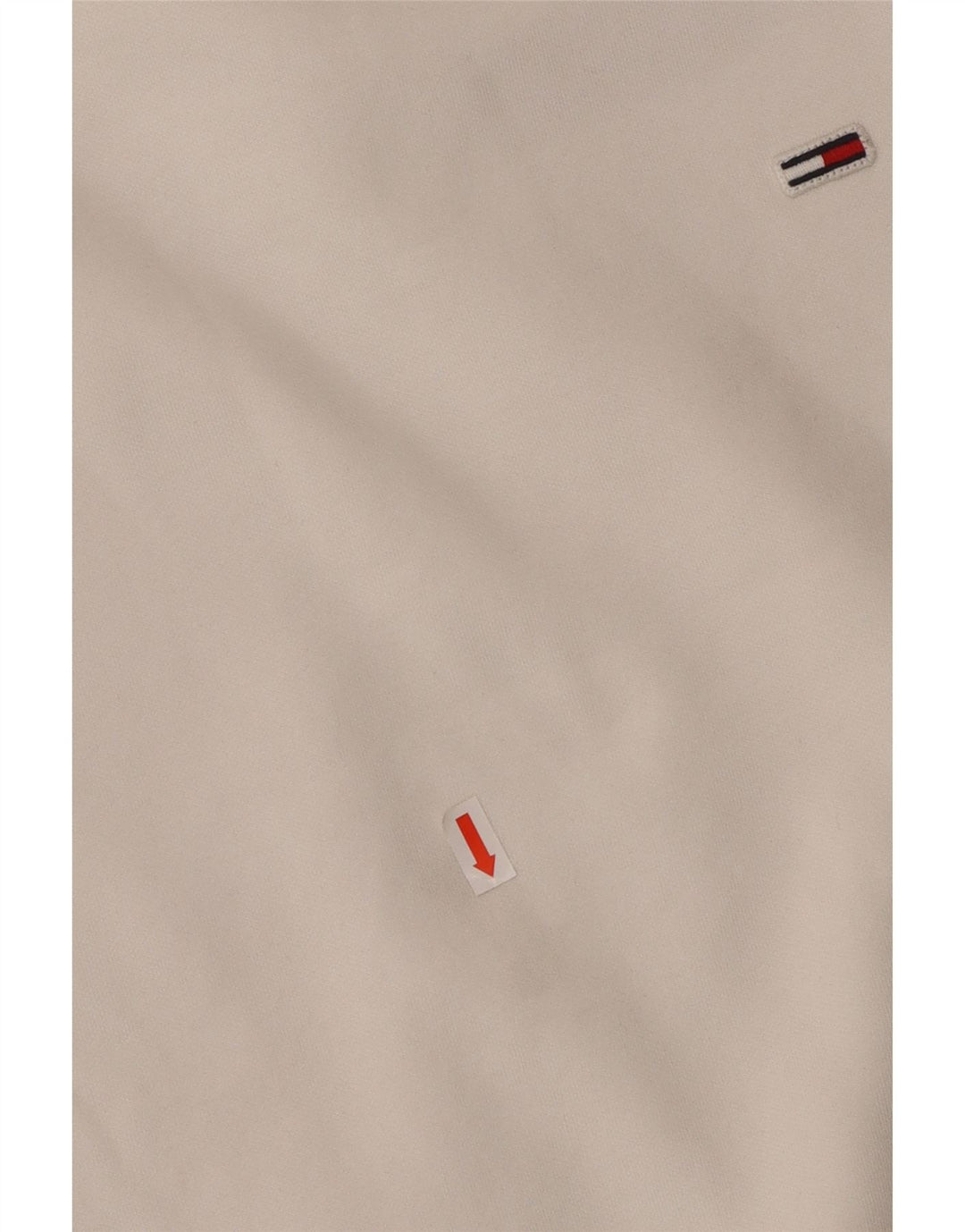 TOMMY HILFIGER Felpa oversize da donna Maglione UK 6 XS Cotone bianco