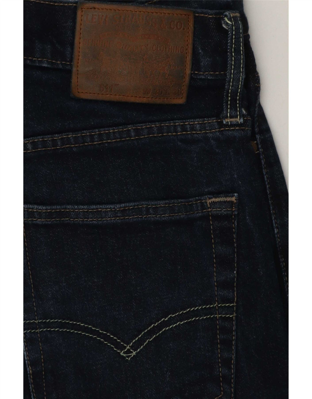 Jeans Levi's Uomo 511 Slim W30 L30 Cotone Blu Navy