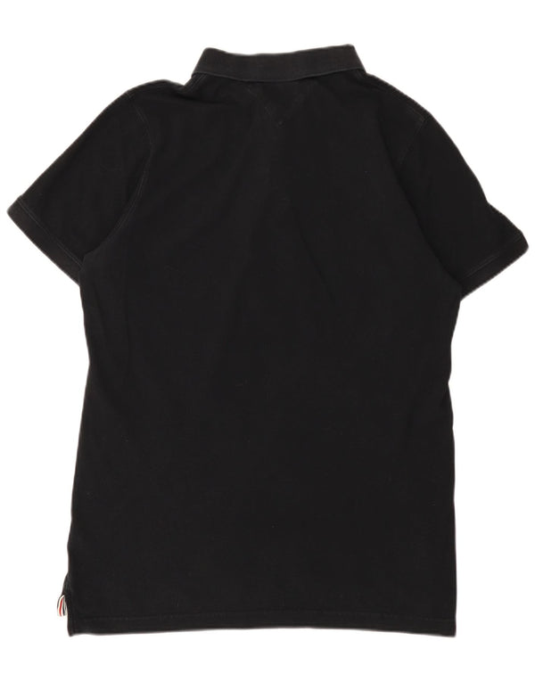 Polo da uomo Tommy Hilfiger XL in cotone nero