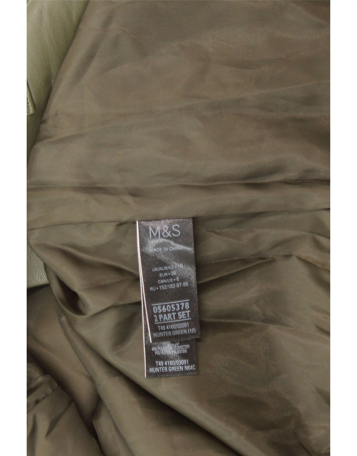 Giacca multiuso oversize da donna Marks & Spencer UK 10 Small Khaki