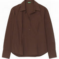 Camicia pullover da donna Benetton UK 14 Marrone medio