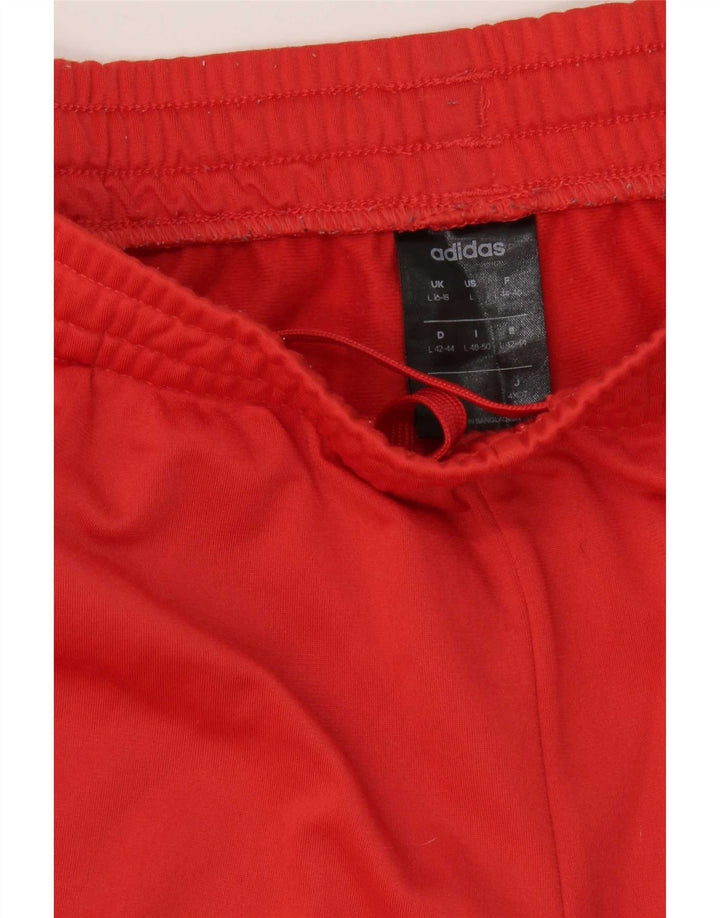Pantaloni della tuta da donna Adidas UK 16/18 Large Arancioni