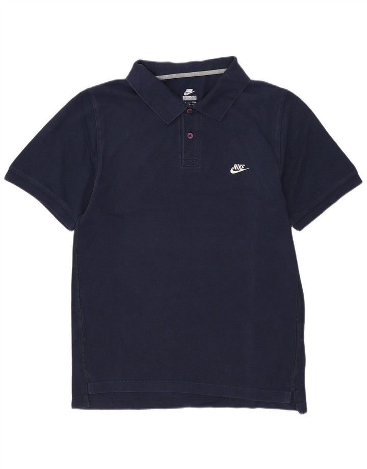 Polo da uomo NIKE UK 36/38 Small Blu Navy