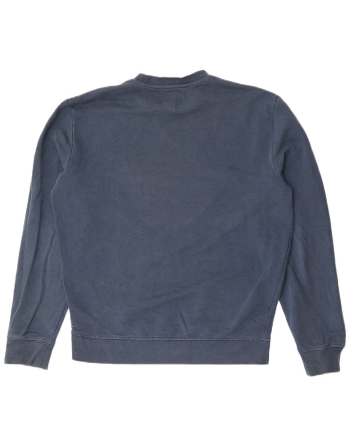 Felpa da uomo Penguin, maglione grande, cotone blu
