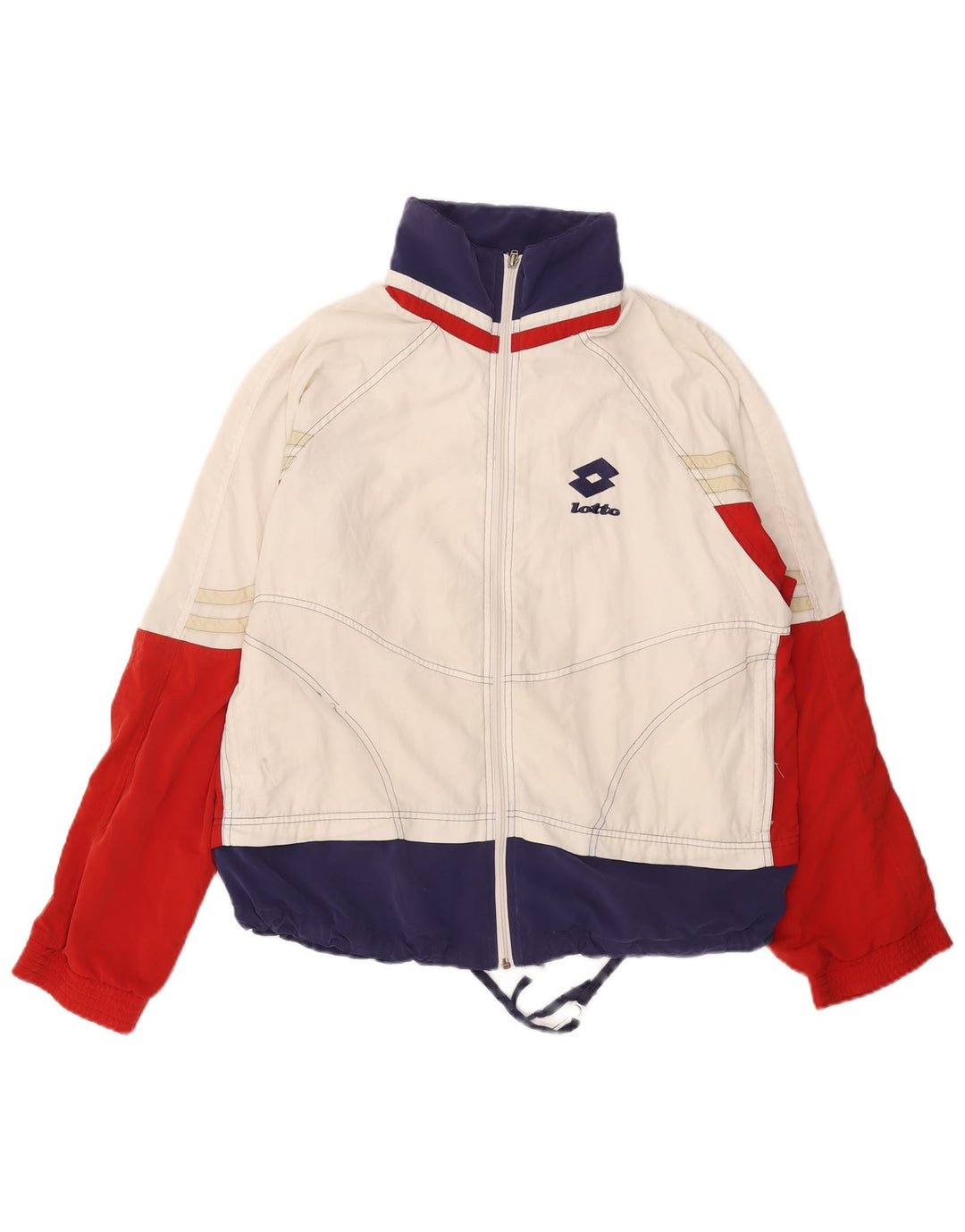 Giacca da tuta da uomo LOTTO IT 50 Medium White Colourblock