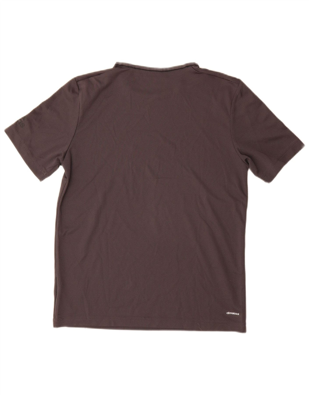 T-shirt Adidas Climacool da donna Top UK 12 Poliestere grigio medio