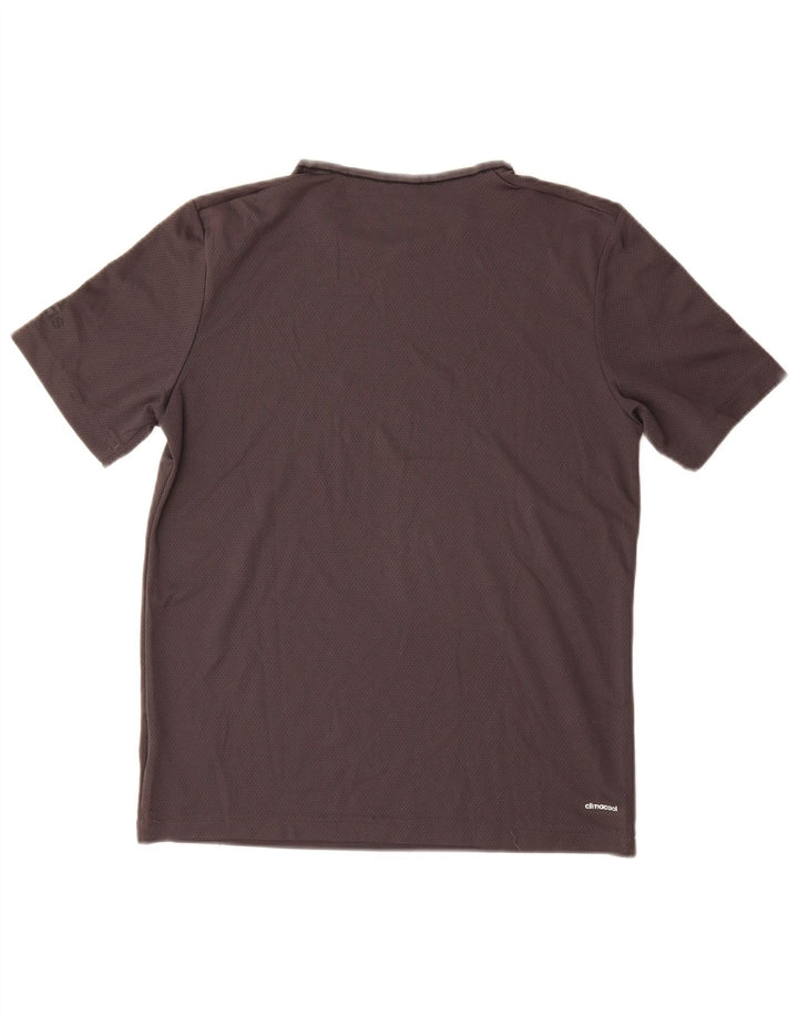 T-shirt Adidas Climacool da donna Top UK 12 Poliestere grigio medio
