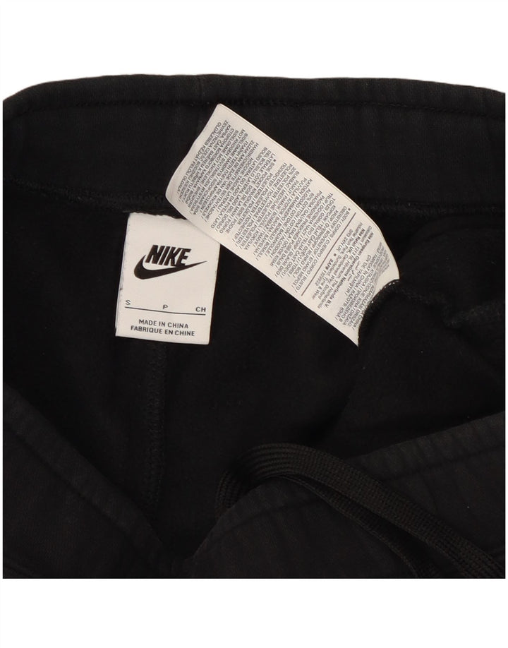 NIKE Pantaloni da tuta cargo con grafica da donna Joggers UK 10 Small Nero