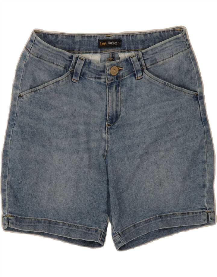 LEE Womens Mid Rise Regular Fit Denim Shorts US 4 Small W30  Blue Cotton Vintage Lee and Second-Hand Lee from Messina Hembry 