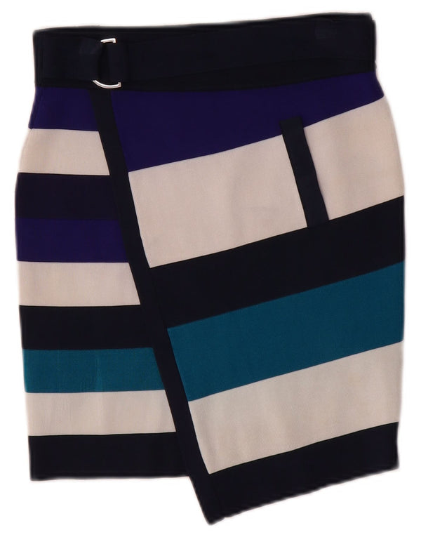 Gonna a portafoglio da donna Karen Millen Taglia 1 2XS W26 Viscosa multicolore