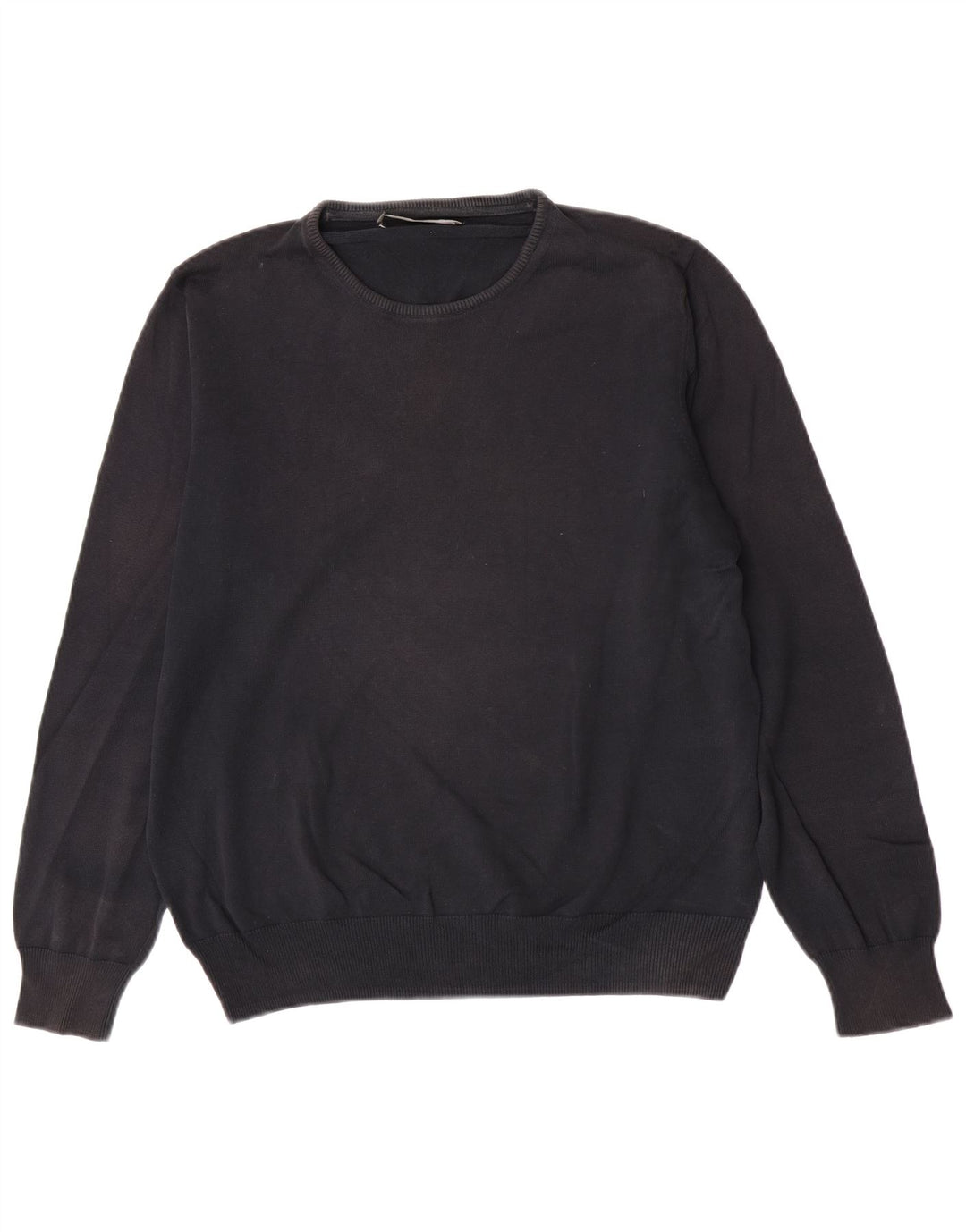 Maglione maglione girocollo da uomo Zara grande nero