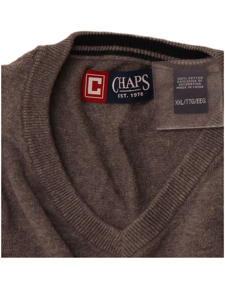 Canotta da uomo CHAPS 2XL in cotone grigio